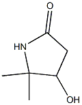 4-羟基-5,5-二甲基吡咯烷-2-酮 结构式