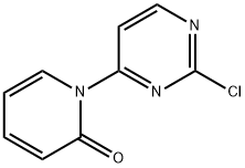 1-(2-CHLOROPYRIMIDIN-4-YL)-1,2-DIHYDROPYRIDIN-2-ONE 结构式