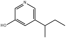 3-Hydroxy-5-(sec-butyl)pyridine 结构式