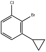 2-Bromo-3-cyclopropylchlorobenzene 结构式