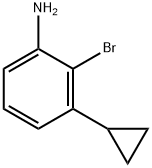 2-Bromo-3-cyclopropylaniline 结构式