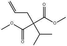 dimethyl 2-allyl-2-isopropylmalonate 结构式