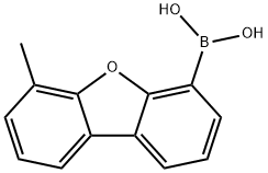 (6-METHYLDIBENZO[B,D]FURAN-4-YL)BORONIC ACID 结构式