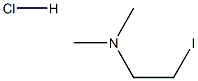 2-IODO-N,N-DIMETHYLETHAN-1-AMINE HYDROCHLORIDE 结构式