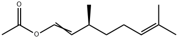 (3S)-3,7-dimethylocta-1,6-dien-1-yl acetate 结构式