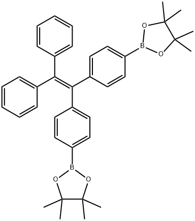 [1,1-二(4-频哪酯基苯基)-2,2-二苯基]乙烯 结构式