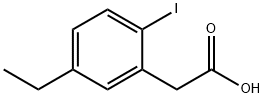 5-Ethyl-2-iodophenylacetic acid 结构式