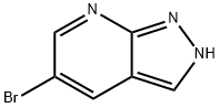 5-溴-2H-吡唑并[3,4-B]吡啶 结构式
