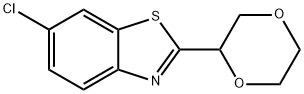 2-(1,4-dioxan-2-yl)-6-chlorobenzothiazole 结构式