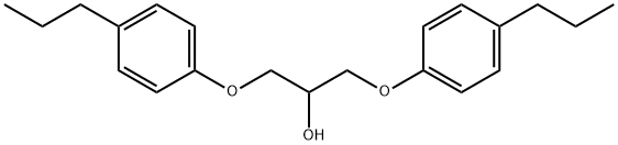 1,3-bis(4-n-propylphenoxy)-2-propanol 结构式