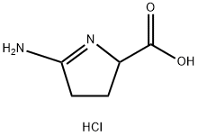 5-AMINO-3,4-DIHYDRO-2H-PYRROLE-2-CARBOXYLIC ACID HYDROCHLORIDE 结构式
