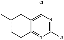 2,4-二氯-6-甲基-5,6,7,8-四氢喹唑啉 结构式