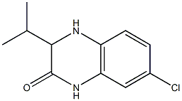 7-氯-3-(丙-2-基)-1,2,3,4-四氢喹喔啉-2-酮 结构式