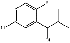 1-(2-bromo-5-chlorophenyl)-2-methylpropan-1-ol 结构式