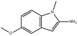 5-methoxy-1-methyl-1H-indol-2-amine 结构式