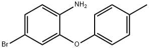 4-溴-2-(4-甲基苯氧基)苯胺 结构式