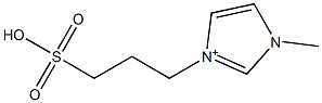 3-(1-甲基-1H-咪唑-3-鎓-3-基)丙烷-1-磺酸内盐 结构式