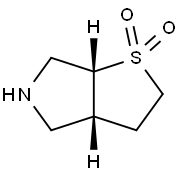 (3AR,6AR)HEXAHYDRO-2H-THIENO[2,3-C]PYRROLE 1,1-DIOXIDE 结构式