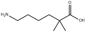 Hexanoic acid, 6-amino-2,2-dimethyl- 结构式