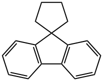 spiro[cyclopentane-1,9'-fluorene] 结构式