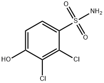 2,3-二氯-4-羟基苯磺酰胺 结构式