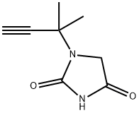 1-(2-methylbut-3-yn-2-yl)imidazolidine-2,4-dione 结构式