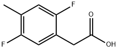 2-(2,5-difluoro-4-methylphenyl)acetic acid 结构式