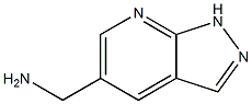 1H-pyrazolo[3,4-b]pyridin-5-ylmethanamine 结构式