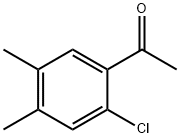 1-(2-氯-4,5-二甲基苯基)乙烷-1-酮 结构式