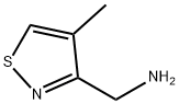 4-甲基异噻唑-3-基甲胺 结构式