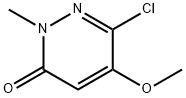 6-chloro-5-methoxy-2-methylpyridazin-3(2H)-one 结构式