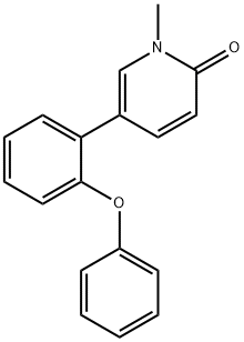 1-methyl-5-(2-phenoxyphenyl)pyridin-2(1H)-one 结构式