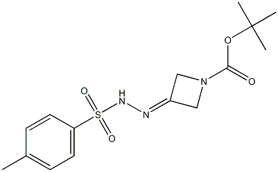 tert-butyl 3-(2-tosylhydrazono)azetidine-1-carboxylate 结构式