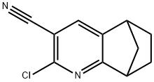 2-氯-5,6,7,8-四氢-5,8-甲酮喹啉-3-腈 结构式