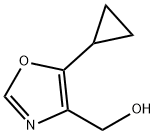 (5-环丙基-1,3-噁唑-4-基)甲醇 结构式