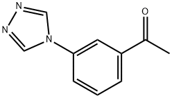 1-[3-(4H-1,2,4-三唑-4-基)苯基]乙烷-1-酮 结构式