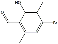 4-溴-2-羟基-3,6-二甲基苯甲醛 结构式