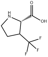 3-(trifluoromethyl)pyrrolidine-2-carboxylic acid 结构式