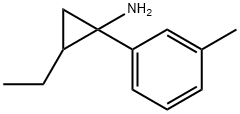 2-ethyl-1-(3-methylphenyl)cyclopropan-1-amine 结构式