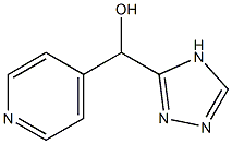 吡啶-4-基(4H-1,2,4-三唑-3-基)甲醇 结构式