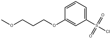 3-(3-甲氧基丙氧基)苯磺酰氯 结构式