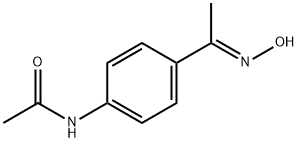 N-{4-[1-(hydroxyimino)ethyl]phenyl}acetamide 结构式