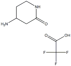 4-AMINOPIPERIDIN-2-ONE TRIFLUOROACETATE 结构式