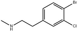 [2-(4-bromo-3-chlorophenyl)ethyl](methyl)amine 结构式