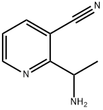 2-(1-氨乙基)烟腈 结构式