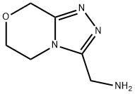 (5,6-二氢-8H-[1,2,4]三唑并[3,4-C][1,4]噁嗪-3-基)甲胺 结构式