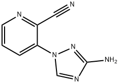 3-(3-amino-1H-1,2,4-triazol-1-yl)pyridine-2-carbonitrile 结构式