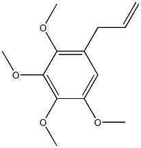 1,2,3,4-tetramethoxy-5-allylbenzene 结构式