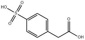 2-(4-sulfophenyl)acetic acid 结构式