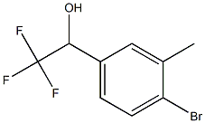 1-(4-溴-3-甲基苯基)-2,2,2-三氟乙醇 结构式